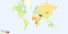 Mortality caused by Road Traffic Injury by Country