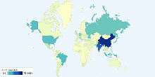 Number of Mobile Subscribers by Country