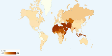 Islam Adherents by Country