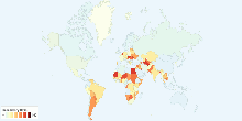 Total Renewable Water Resources Dependency Ratio by Country