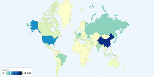 Number of Fixed Telephone Lines by Country
