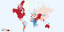 Total Water Use per capita by Country