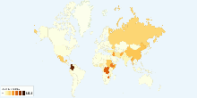 Country of Origin of New Asylum-Seekers Applications